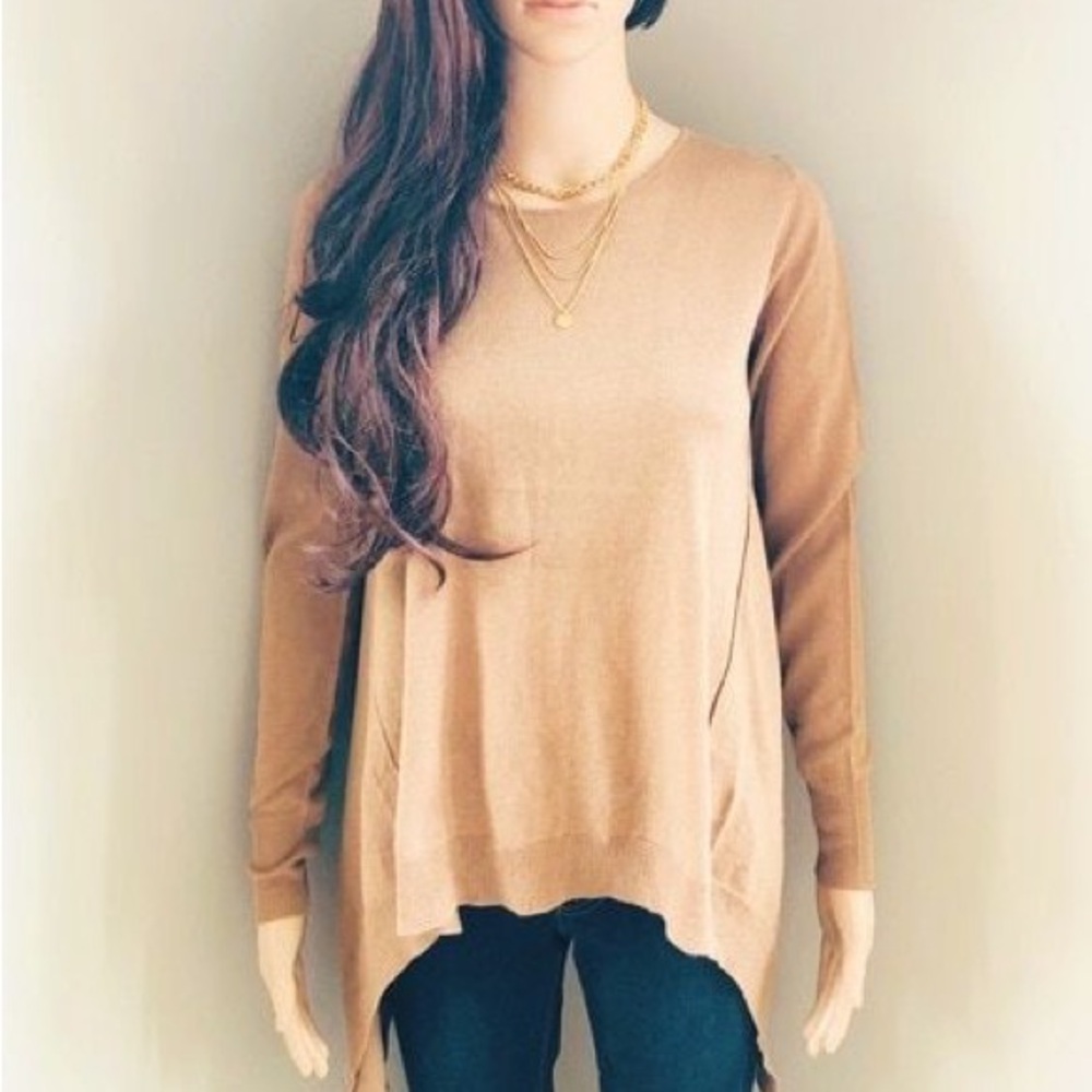 Hummingbird Tan Sweater Top